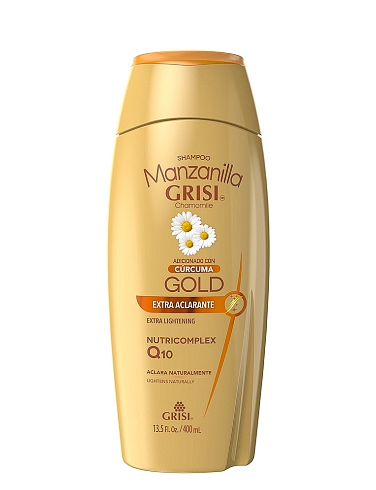 SHAMPOO MANZANILLA EXTRA ACLARANTE CON CÚRCUMA GRISI 400ML