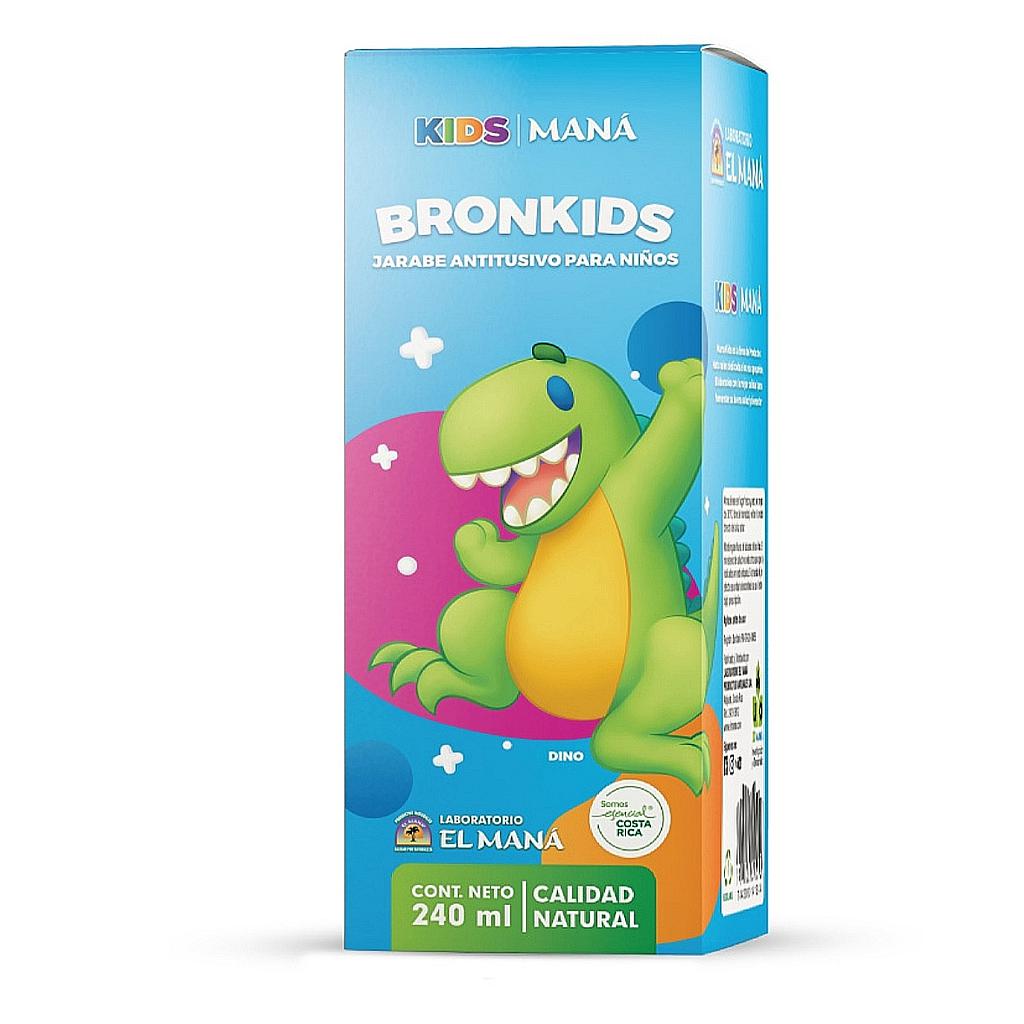 BRONKIDS JARABE ANTITUSIVO PARA NIÑO MANA 240ML