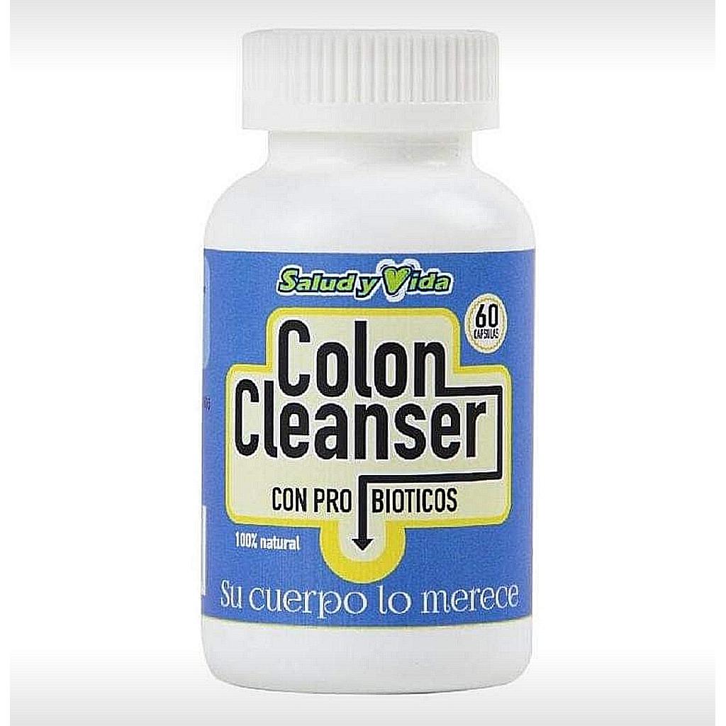 COLON CLEANSER CON PROBIÓTICOS SALUD Y VIDA 60 CÁPSULAS