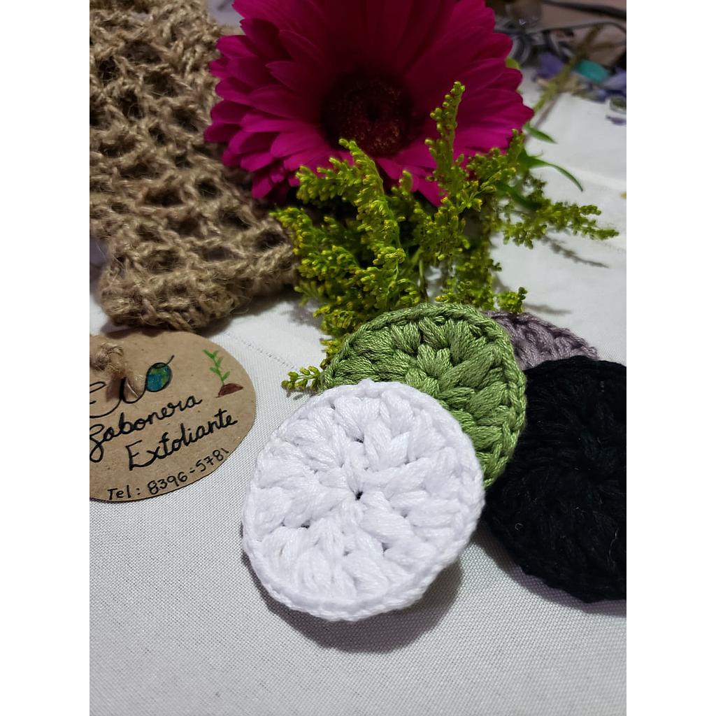 ESPONJAS DESMAQUILLANTES REHUTILIZABLES 4 UNIDADES